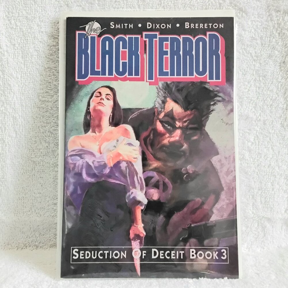 3/$25 NM/M 1990 The Black Terror Book 3 Graphic Novel by Eclipse Comics!!